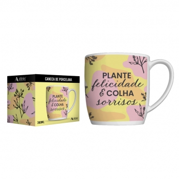 Caneca Urban Plante Felicidade 360 ML