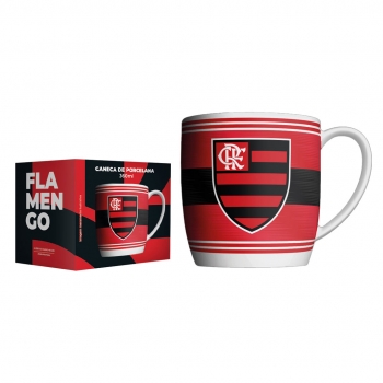 Caneca Porcelana 360 ML Flamengo