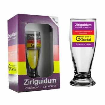 Copo Cerveja Ziriguidum 200 ML Luva Com 1