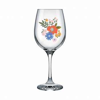 Taça Barone Vinho Flores 385 ML