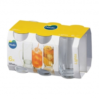 Copo Lights 300 ML Na Luva Com 6