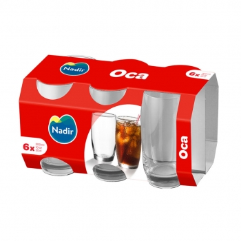 Copo Oca Long Drink 300 ML Luva Com 6