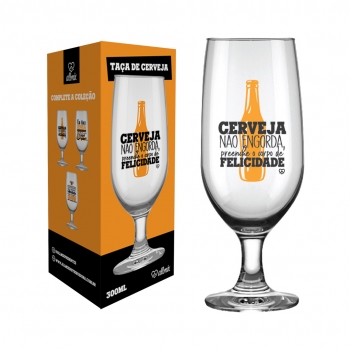 Taça Cerveja Happy Beer Cerveja Não Engorda 300 ML