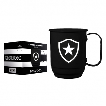 Caneca Alumínio Botafogo 500 ML Na Luva