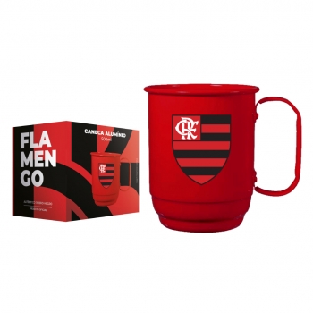 Caneca Alumínio 500 ML Flamengo