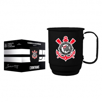 Caneca Alumínio 500 ML Corinthians Luva Com 1