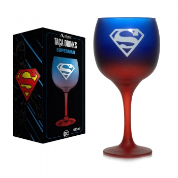 Taça Drinks Prime DC 615 ML Super Homem Luva Com 1