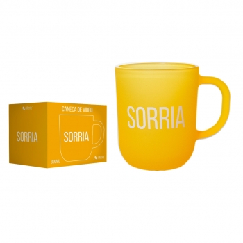 Caneca Toronto Emoções 300 ML Sorria Luva Com 1