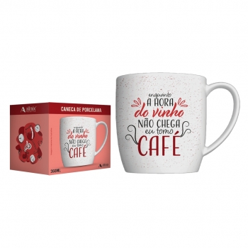 Caneca Urban 360 ML Luva Com 1 - Vinho Café