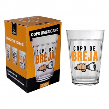 Copo Americano Happy Beer - Copo De Breja 190 ML