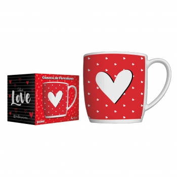 CANECA PORCELANA URBAN 360 ML LOVE LUVA COM 1 - LEMBRETE