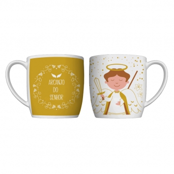 CANECA URBAN SANTINHOS 360 ML LUVA COM 1 - ARCANJO