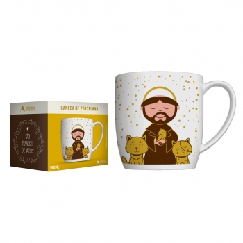 CANECA URBAN SANTINHOS 360 ML LUVA COM 1 - SAO FRANCISCO