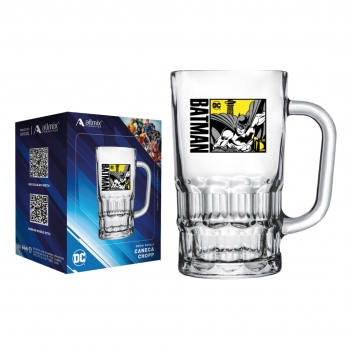 Caneca Cerveja DC Legendary 340 ML Batman Luva Com 1