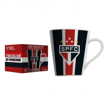 Caneca Porcelana Camisa 2 São Paulo 290 ML