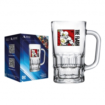 Caneca Cerveja DC Legendary 340 ML The Flash Luva Com 1